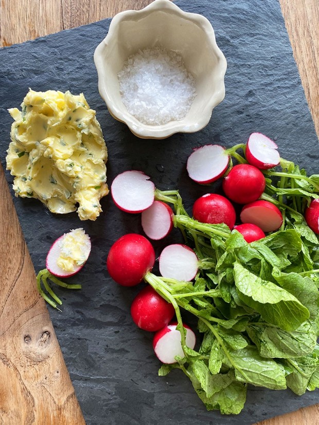 Radishes with Herbed Butter and Sea Salt The Buzz Magazines